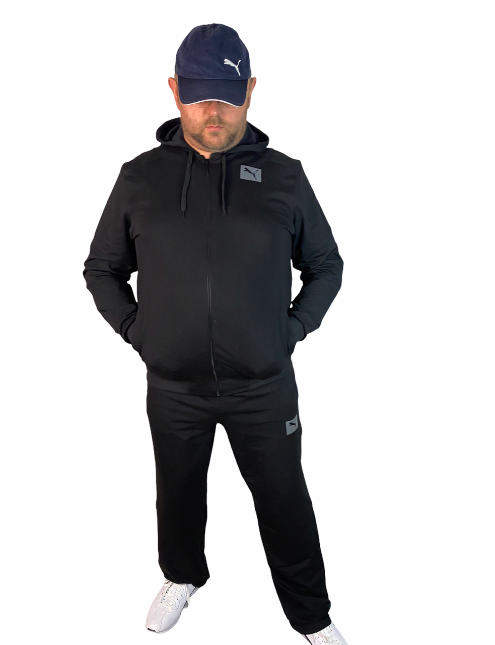 

Мужской Спортивный костюм большого размера,мужской костюм супербатал ТОП качества 2(58), Черный