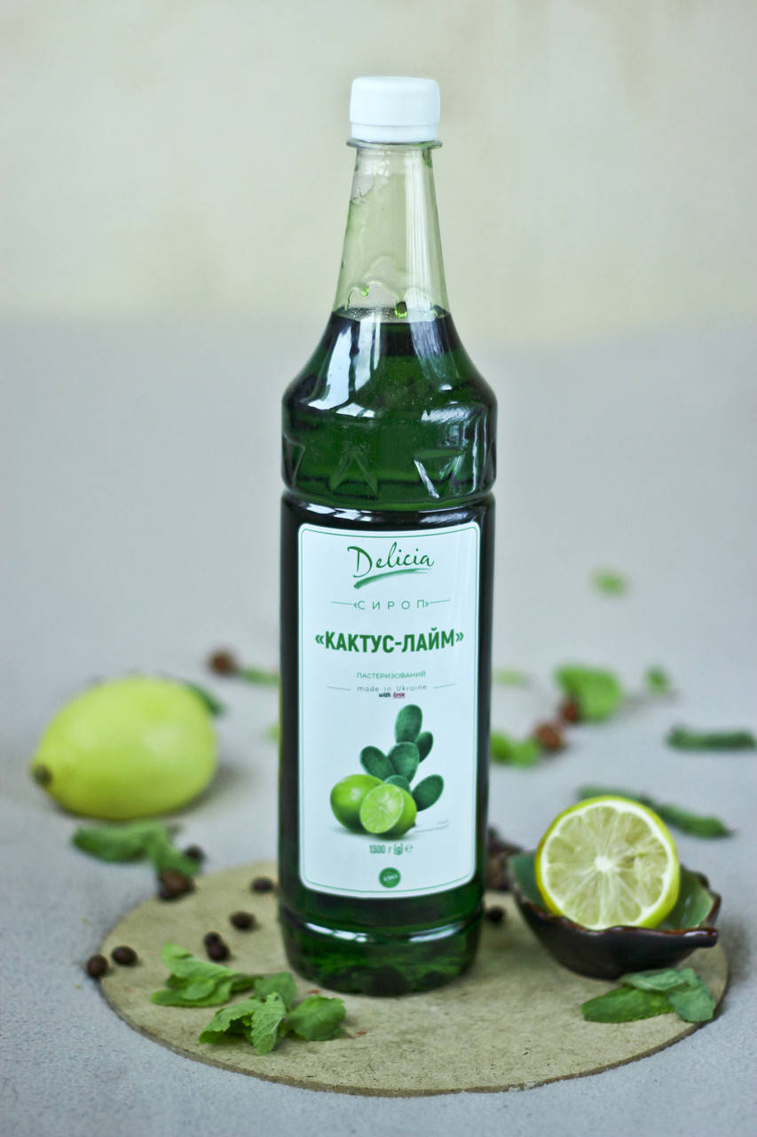 

Сироп Кактус-лайм Delicia 1300 г