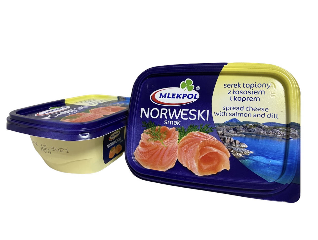 

Сир плавлений Mlekpol norweski smak з лососем та кропом 150 г 5900820014230