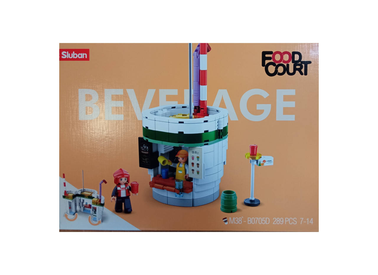 

Конструктор SLUBAN M38-B0705D "Food court"