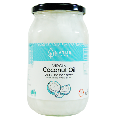 

Кокосовое масло нерафинированное - 900 мл, Natur planet