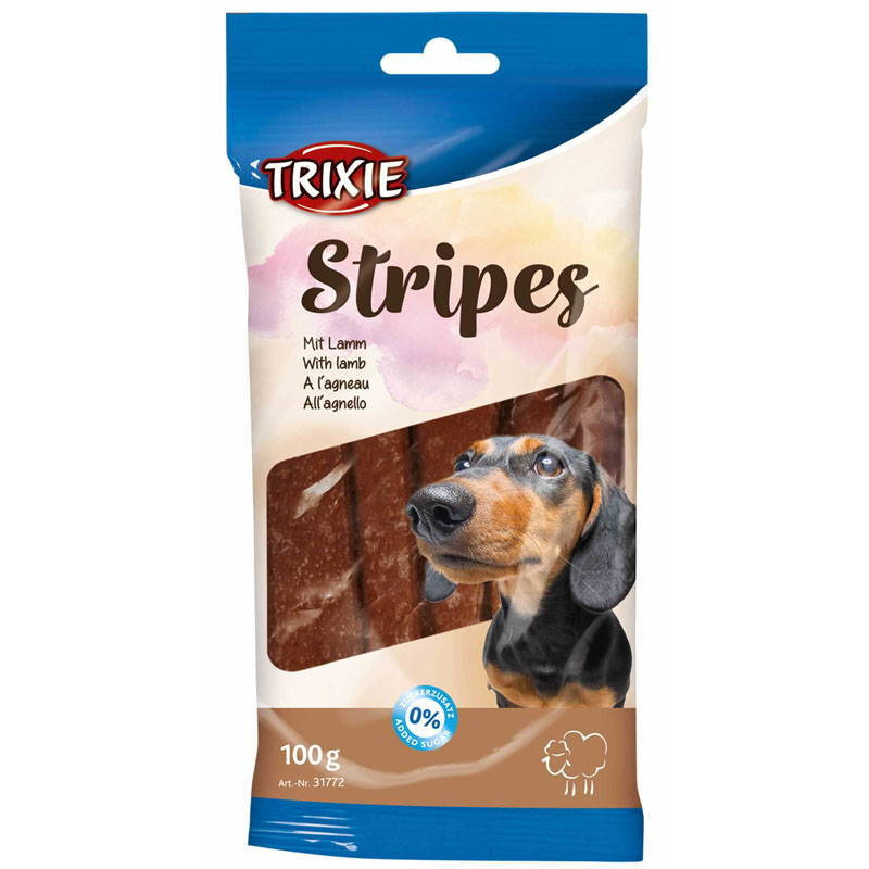 

Лакомство для собак TRIXIE - Stripes 100гр Ягненок
