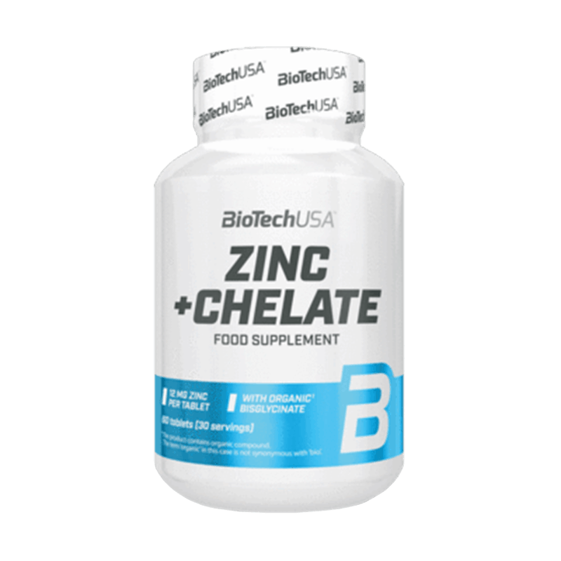 

Біологічно активна добавка Zinc + Chelate BioTech 60 tabs