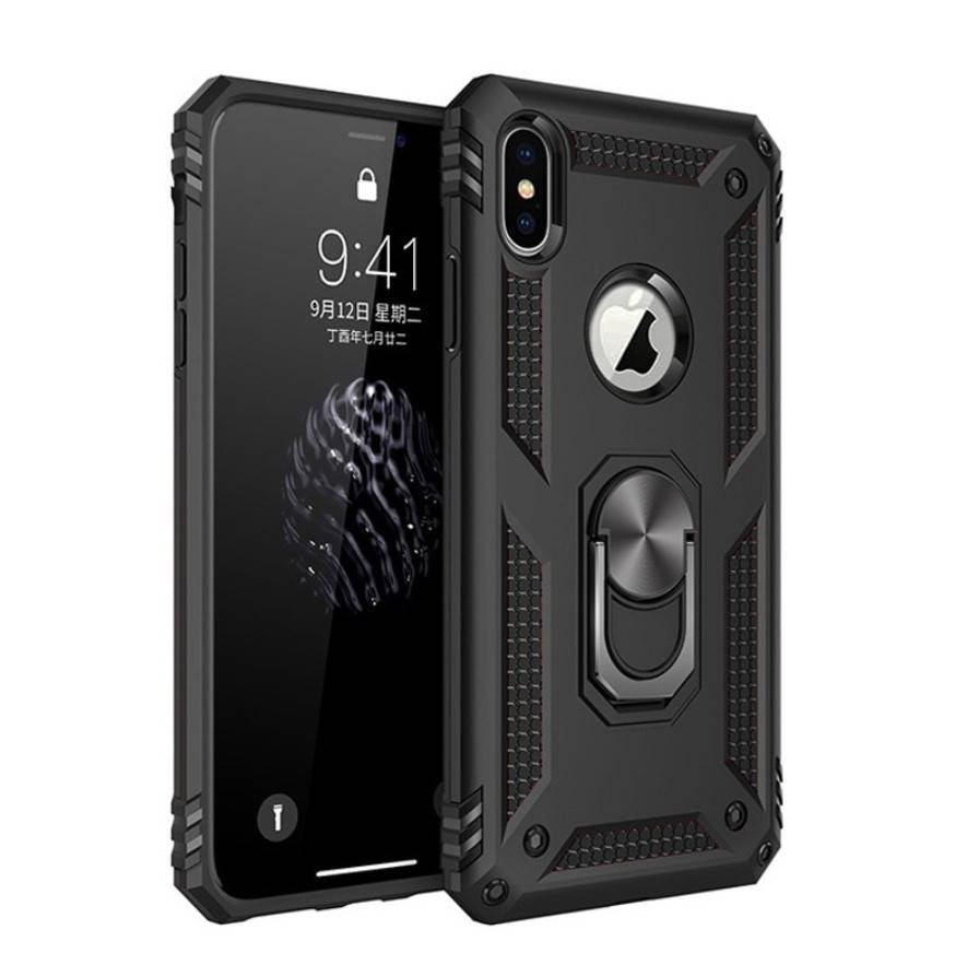 

Противоударный чехол Combo Ring для Apple iPhone X / XS (Разные цвета)