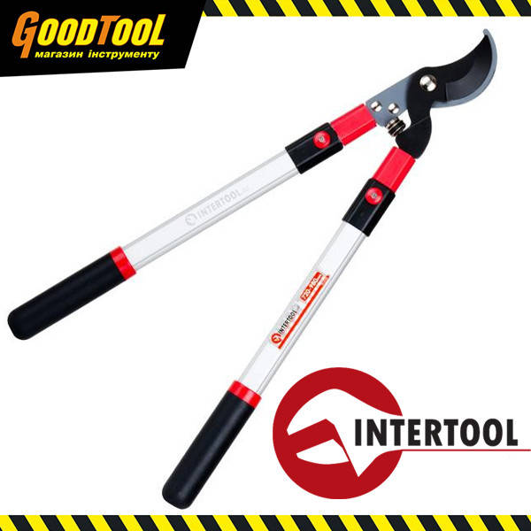 

Гілкоріз садовий з телескопічними ручками INTERTOOL FT-1115