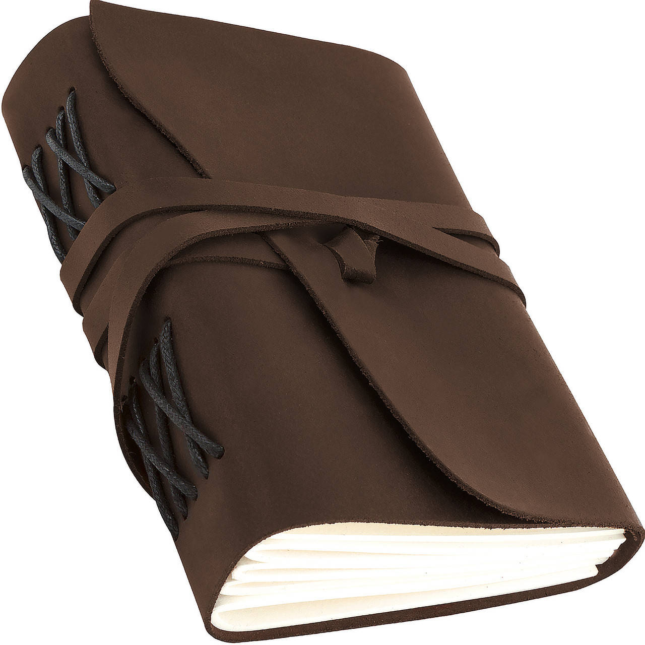 

Блокнот шкіряний COMFY STRAP А5 (20,5х15,0х4,0 см) коричневий ручна робота Чистый лист
