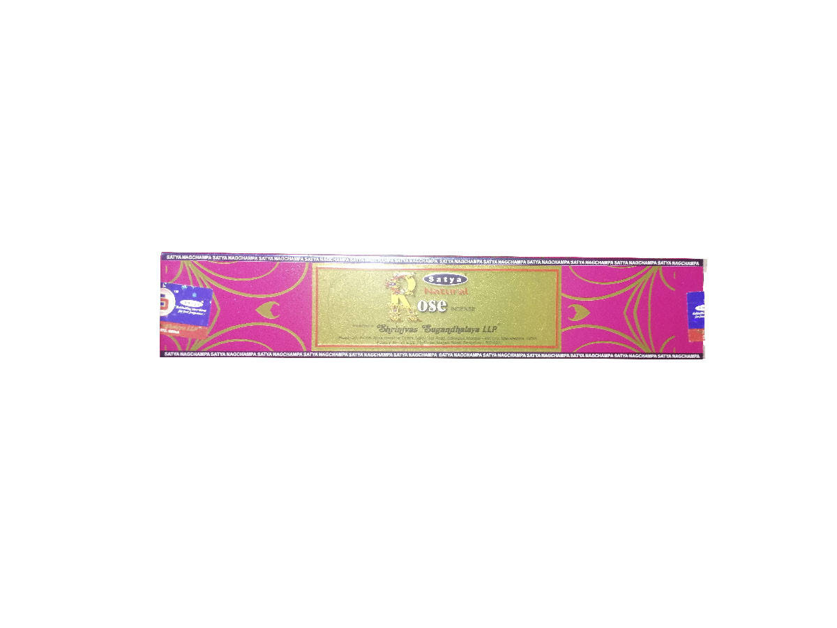 

NATURAL ROSE 15GM. SATYA АРОМАПАЛОЧКИ НАТУРАЛЬНАЯ РОЗА 15 ГРМ. САТЬЯ