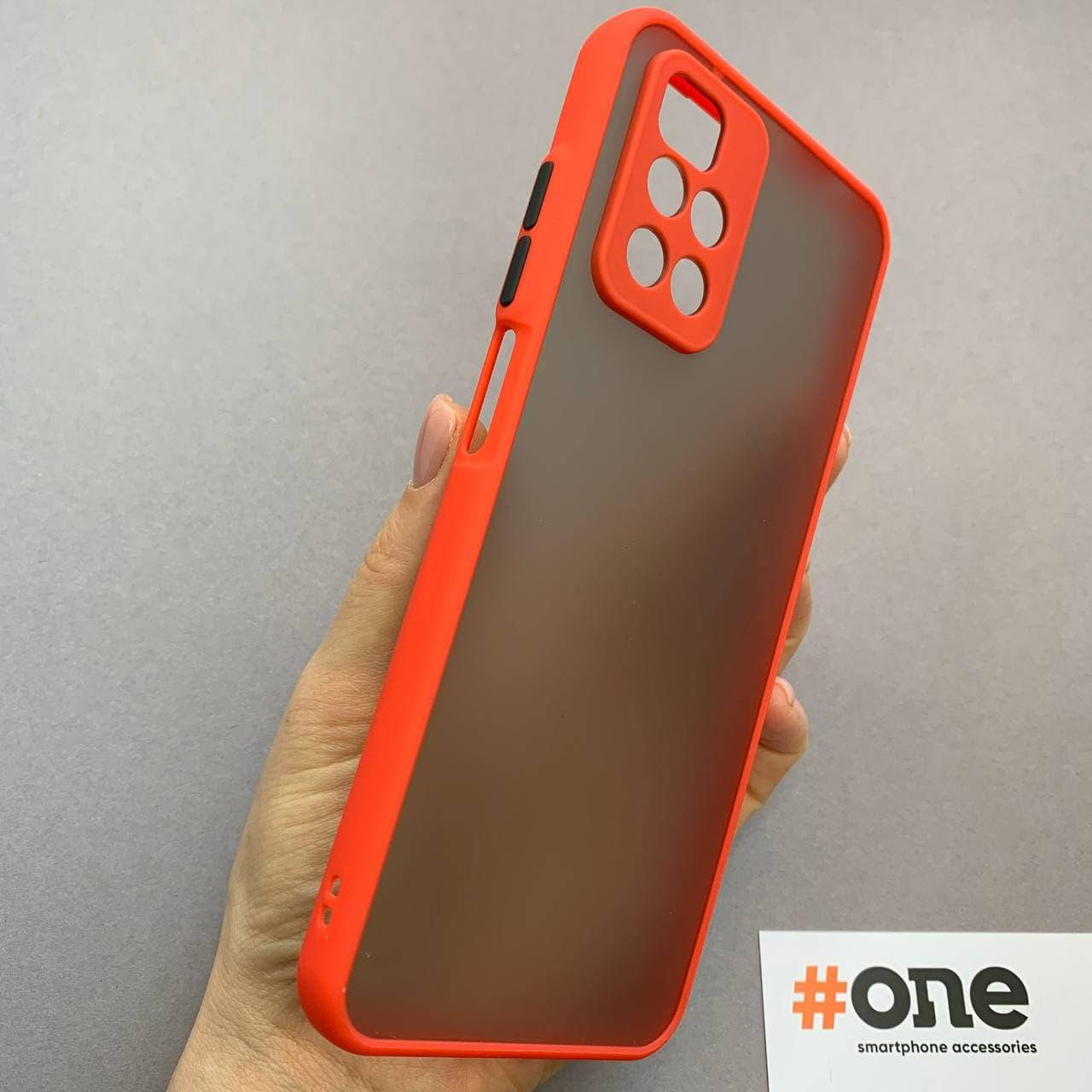 

Чехол для Xiaomi Redmi 10 плотный с защитой для камеры матовый чехол на телефон сяоми редми 10 красный TCB