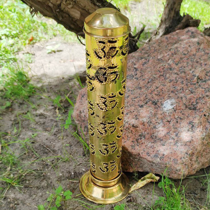 

Подставка для ароматических палочек - Башня латунь (26 см)