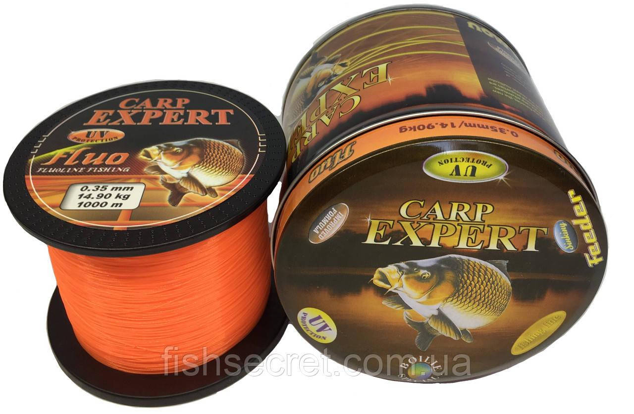 

Леска рыболовная Carp Expert UV Fluo Orange 1000 м 0.32, Оранжевый