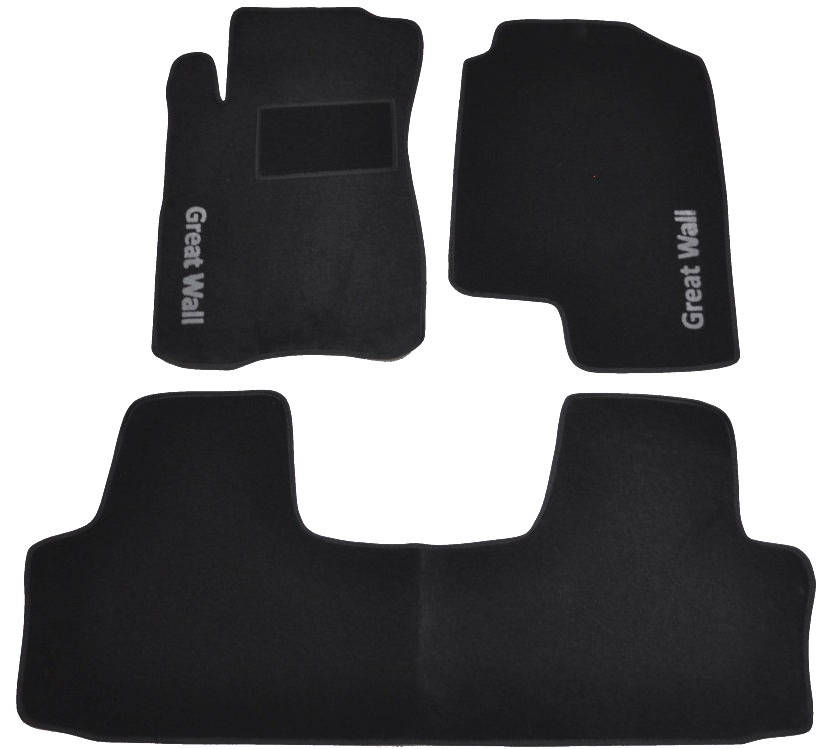 

Текстильные коврики в салон на Great Wall Haval H6 2011 –, Черный