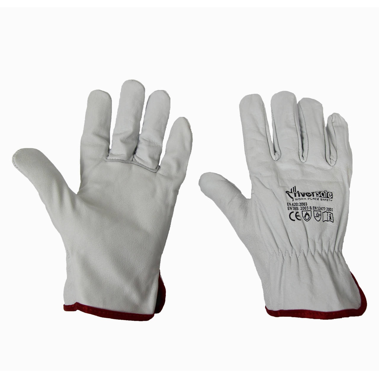 

Перчатки из козьей кожи RiverSafe 10 размер, Белый