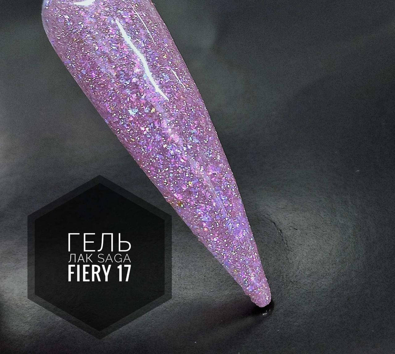 

Светоотражающий гель лак SAGA FIERY 17 фиолетовый с микрохлопьями фольги эффект отражения 8 мл