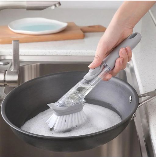 

Щетка с дозатором Decontamination Wok Brush - 200601, Серый