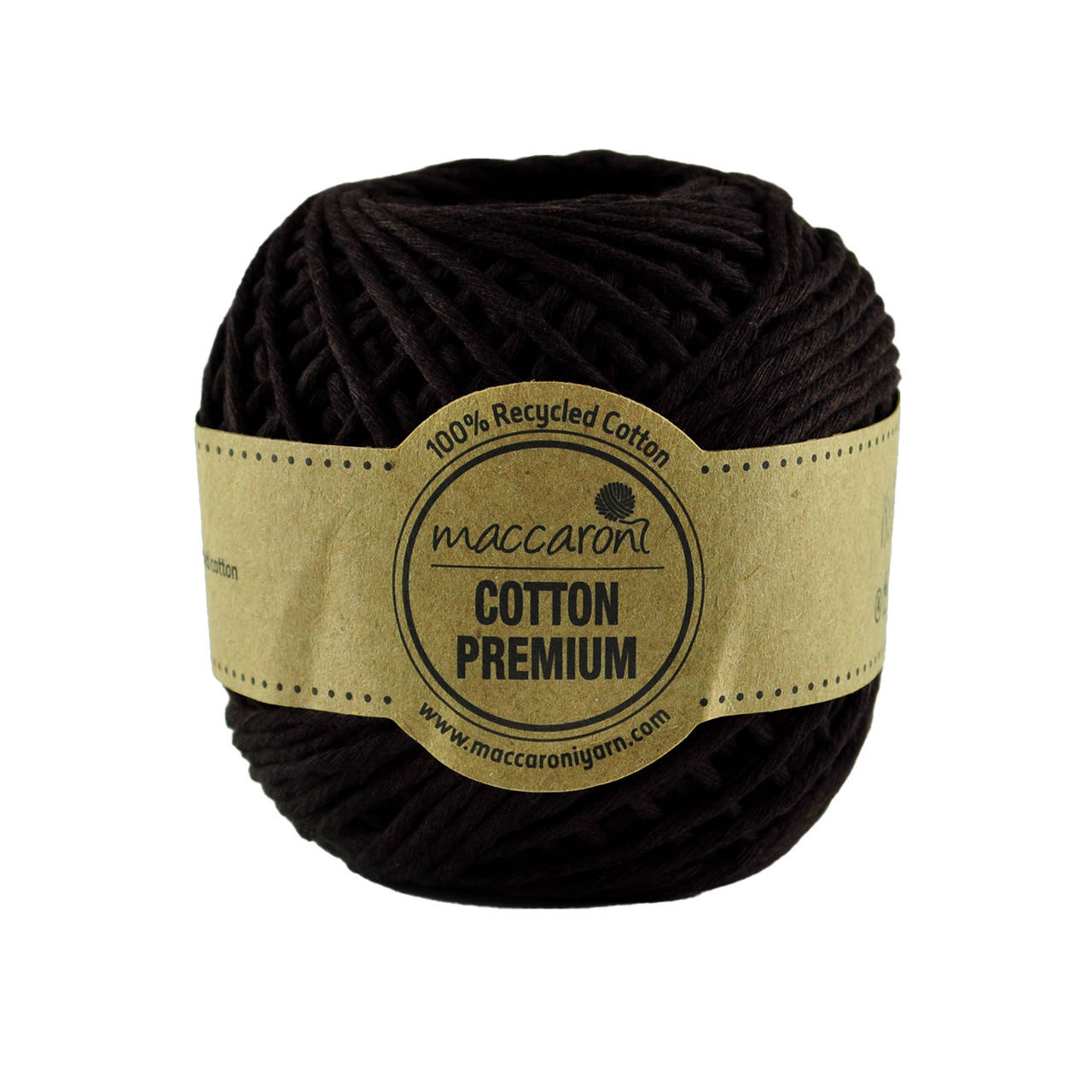 

Бавовняний шнур Maccaroni Cotton Premium 2 mm Шоколадний