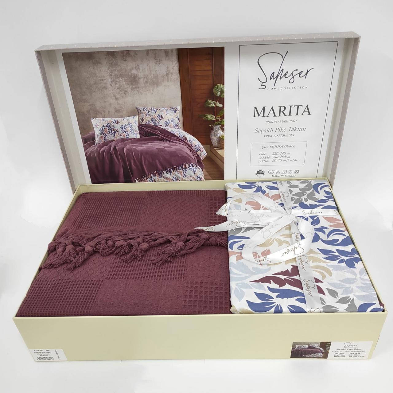 

Набор Pique Saheser Marita Bordo/Burgundy, Разные цвета