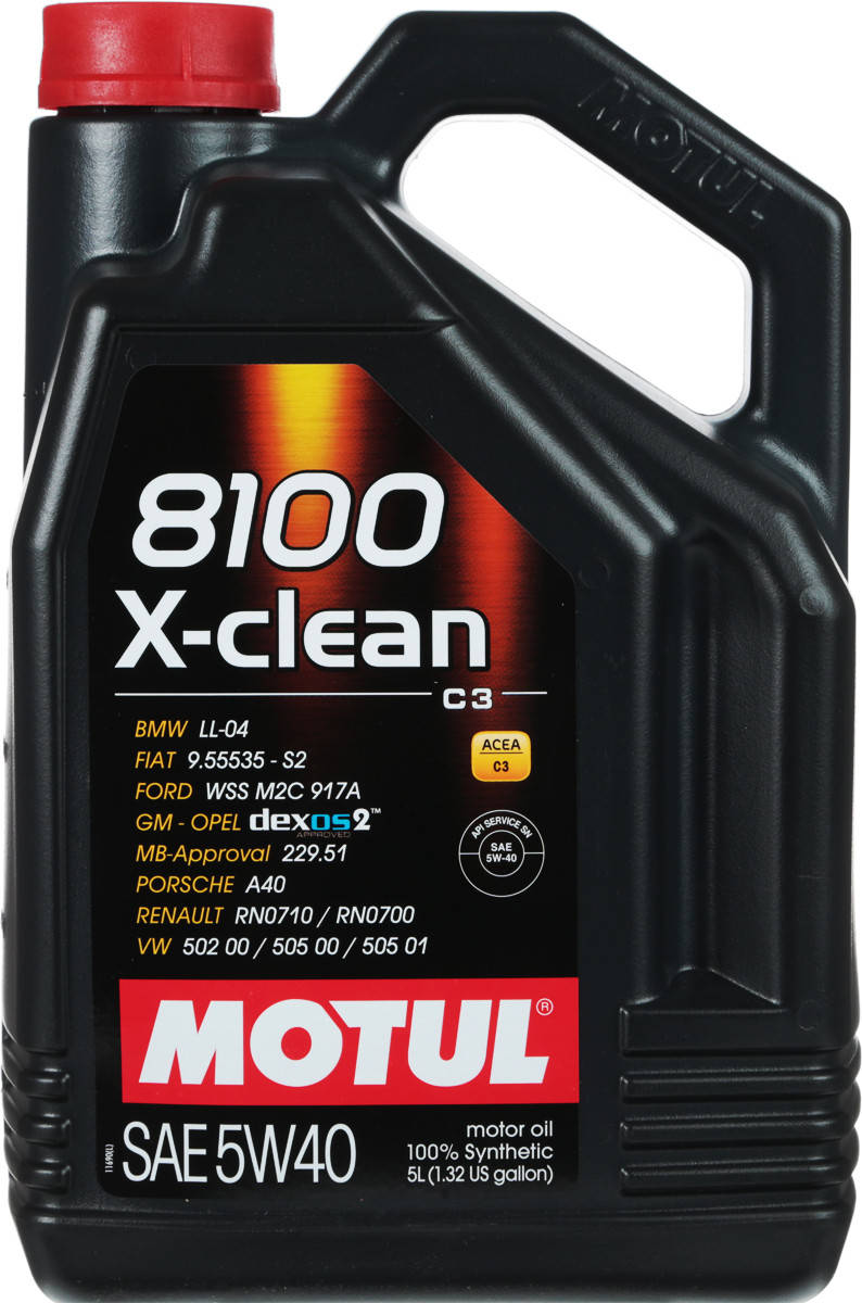 

Motul 8100 X-CLEAN 5W-40 5 л. (854151)