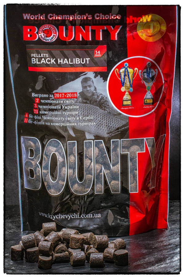 

Пеллетс прикормочный BOUNTY BLACK HALIBUT 2 мм