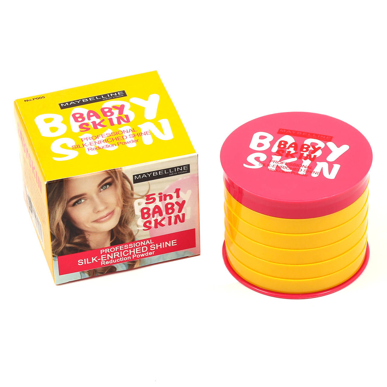 

Пудра Maybelline 5 in 1 Baby Skin Professional Silk-Enriched Shine