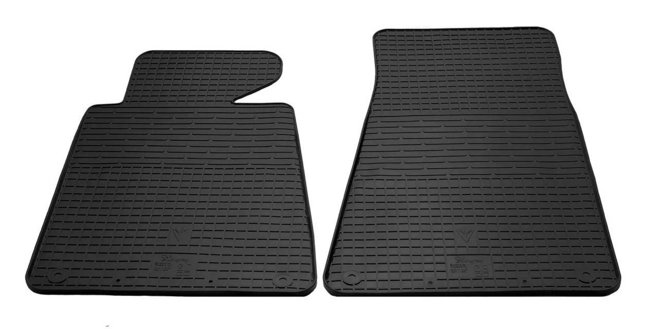 

Резиновые коврики BMW 5-Series (E34) 87-96 (передние - 2 шт) (бмв Е34), Черный