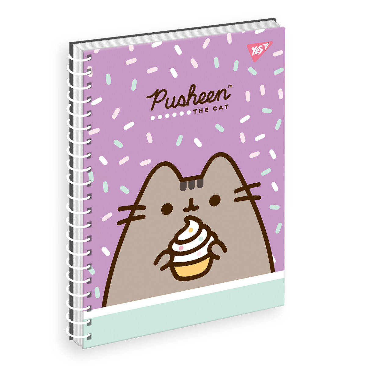 

Тетрадь для записей YES А5/80 од.спираль "Pusheen", 3 шт/уп.