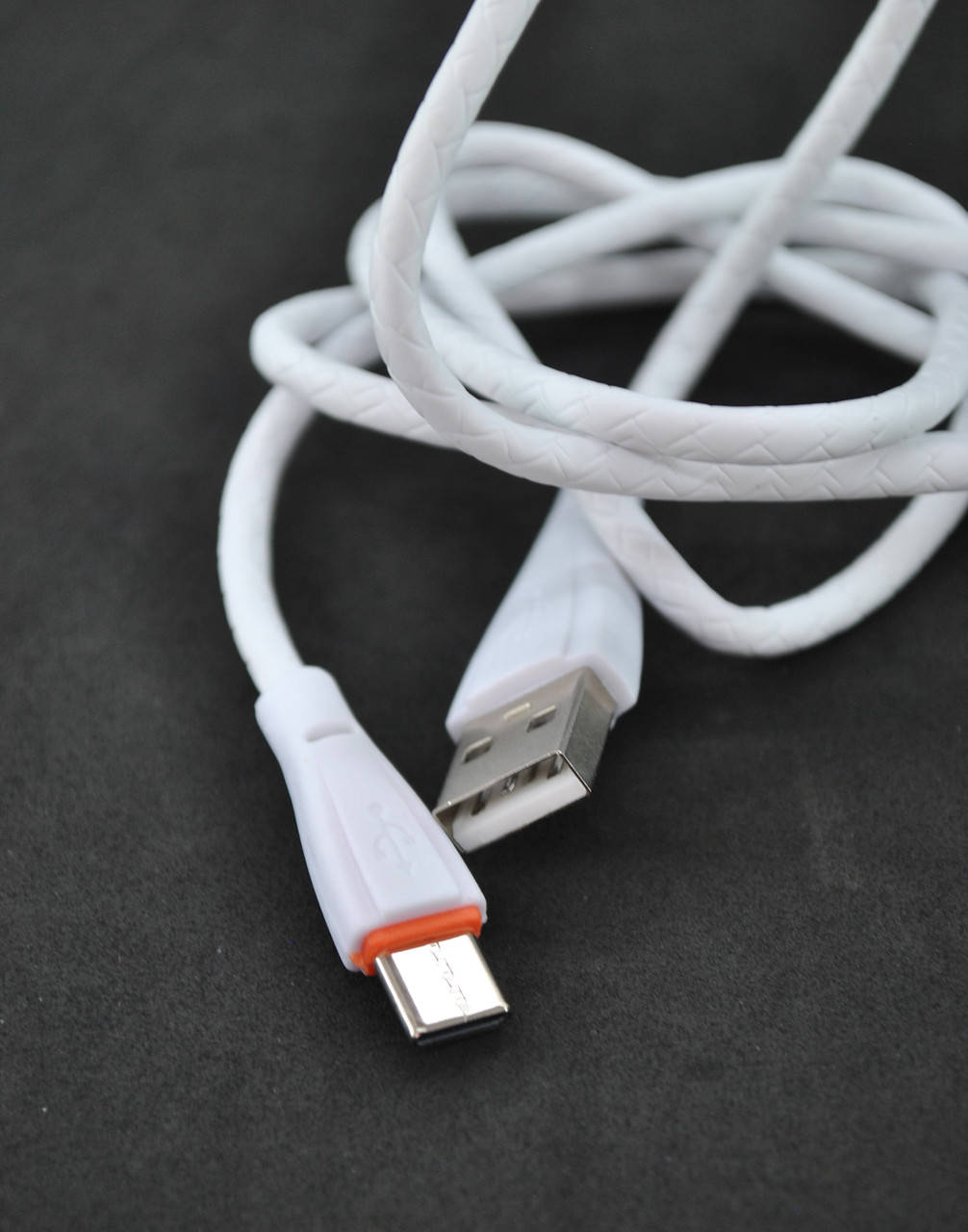 

Кабель Usb Type-C 4you SNAKE (2.1A, Кож.оплетка, Premium, белый) (тех. пакет)