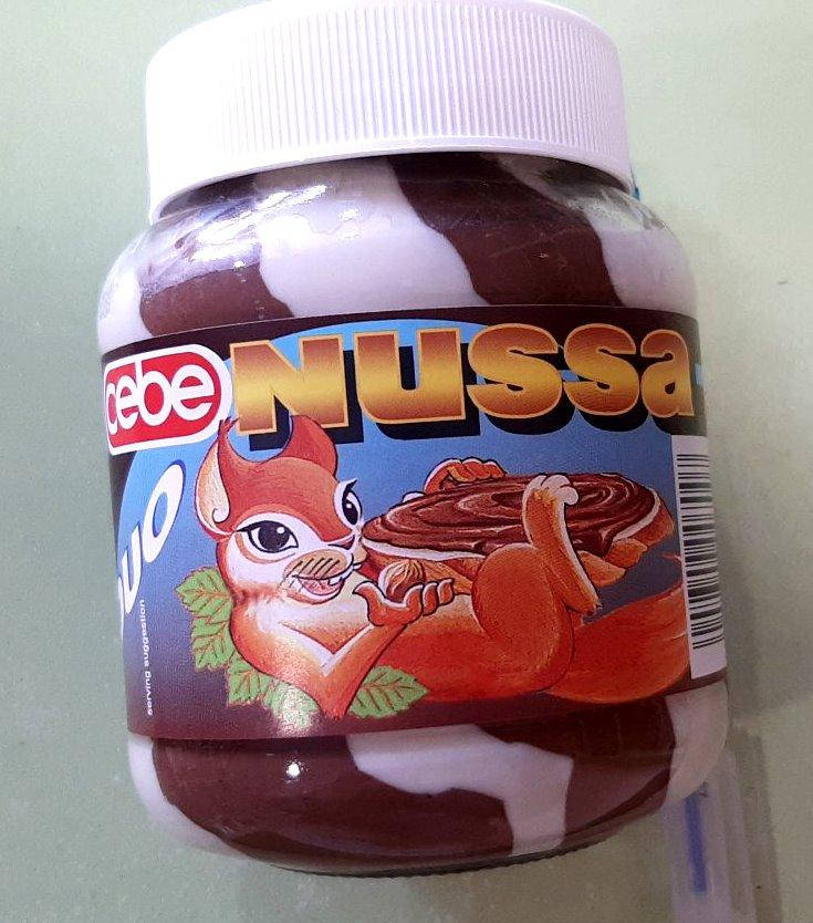 

Шоколадно-ореховая паста Nussa 400 г