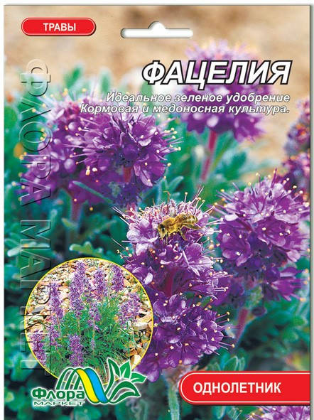

Семена цветов Фацелия 20г. Флора маркет, Голубой