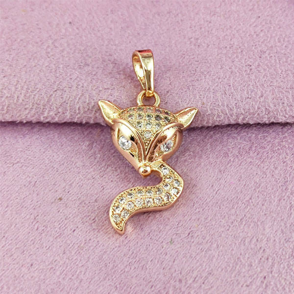 

Кулон Xuping Лисичка медицинское золото позолота 18К А/В 5-0293