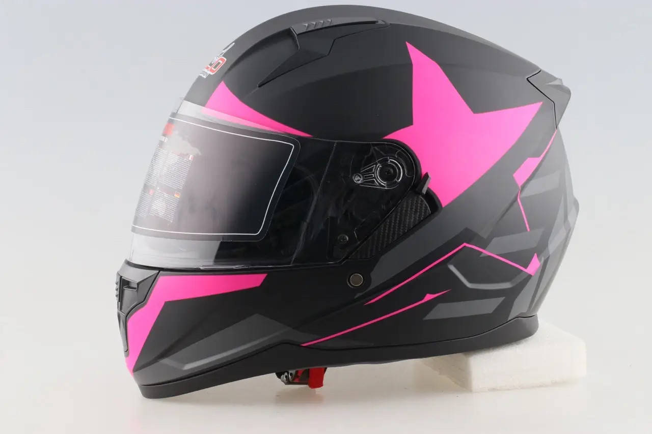 

Мотошлем жіночий SCOrpion розовый M67