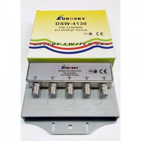 

DiSEqC 2.0 4x1 Eurosky DSW-4130 в кожухе