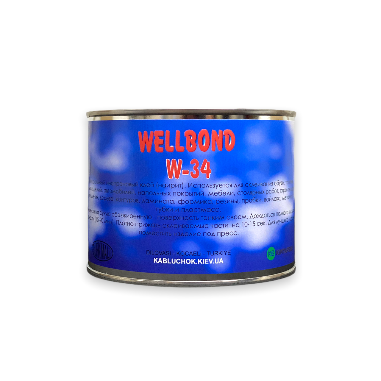 

Клей полихлоропреновый (наирит) Wellbond W-34 (0,4 кг / 14 кг)