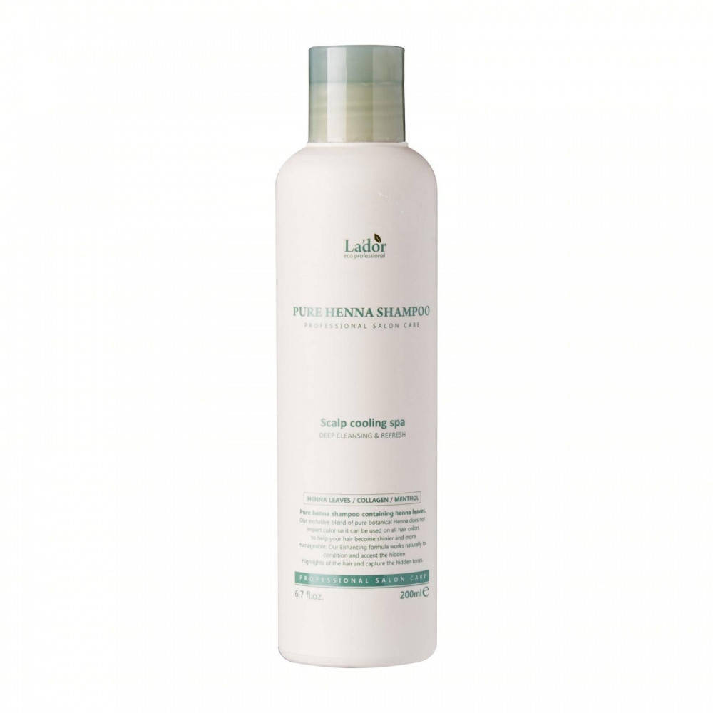 

Органический Шампунь С Ментолом И Бесцветной Хной La'dor Pure Henna Shampoo 200ml