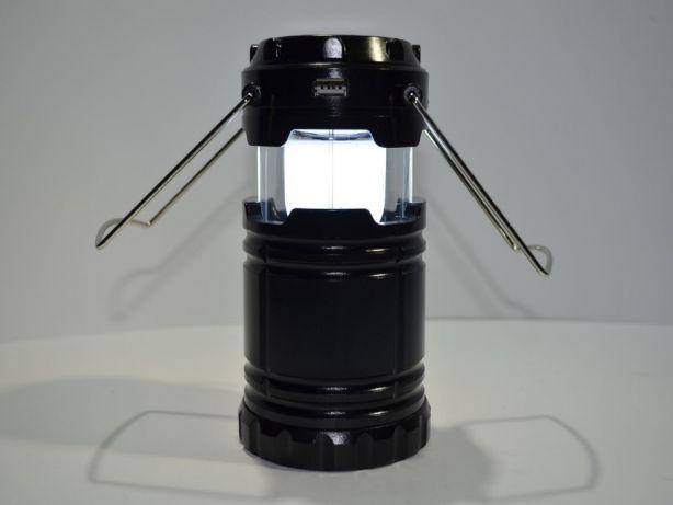 

Кемпинговый фонарь LED мощный подвесной с солнечной батареей G-85, Черный