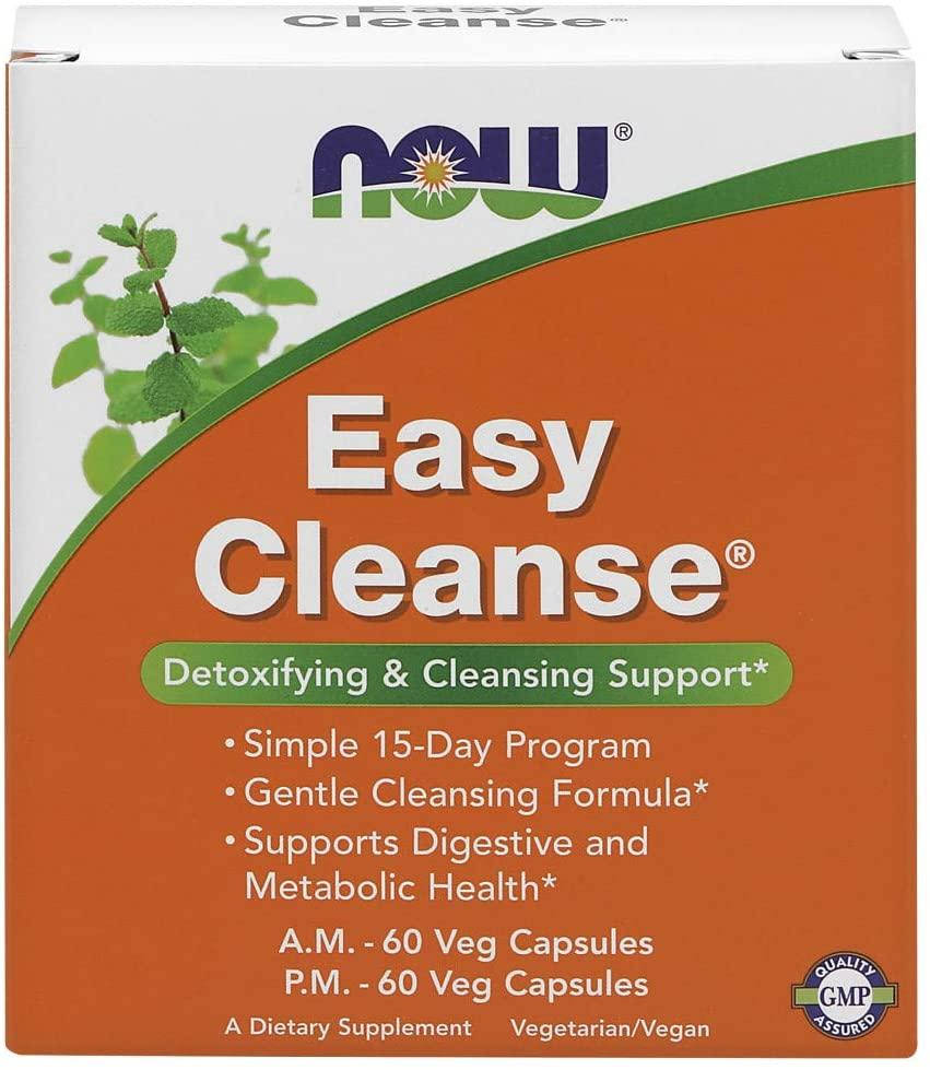 

Детокс вывод токсинов Now Foods Easy Cleanse 2 бутылки по 60 капсул