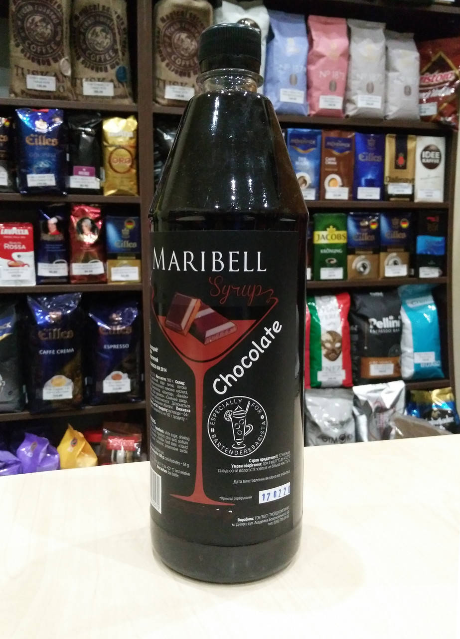 

Сироп Шоколад ТМ Maribell в пластике 1 л