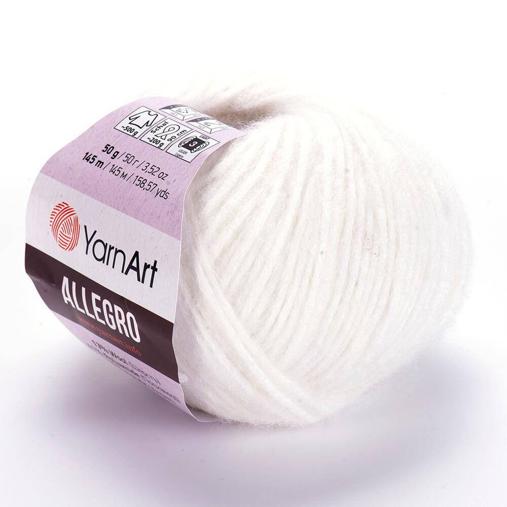 

YarnArt Allegro (ЯрнАрт Аллегро) №700 белый (Пряжа полушерсть, нитки для вязания)
