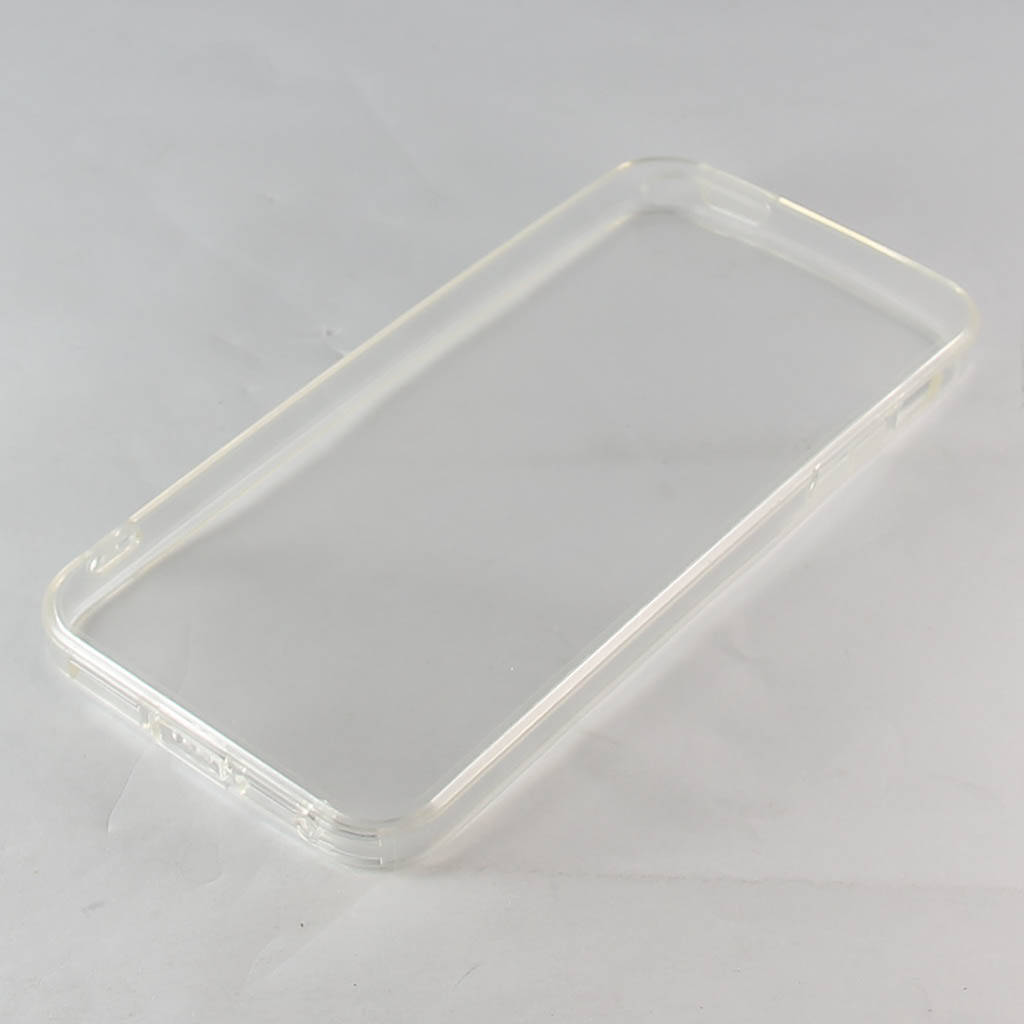 

Чехол для Apple iPhone 5/5S, ультратонкий силиконовый (с заглушками), прозрачный /case/кейс /айфон