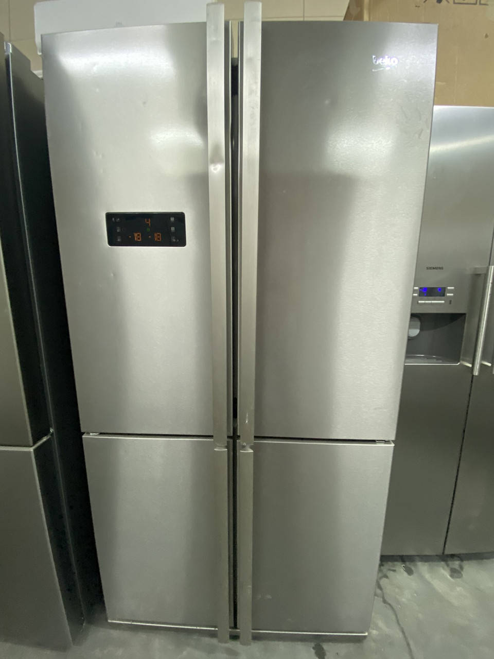 

Холодильник BEKO GNE114631X side by side сайд бай сайд 4 дверний