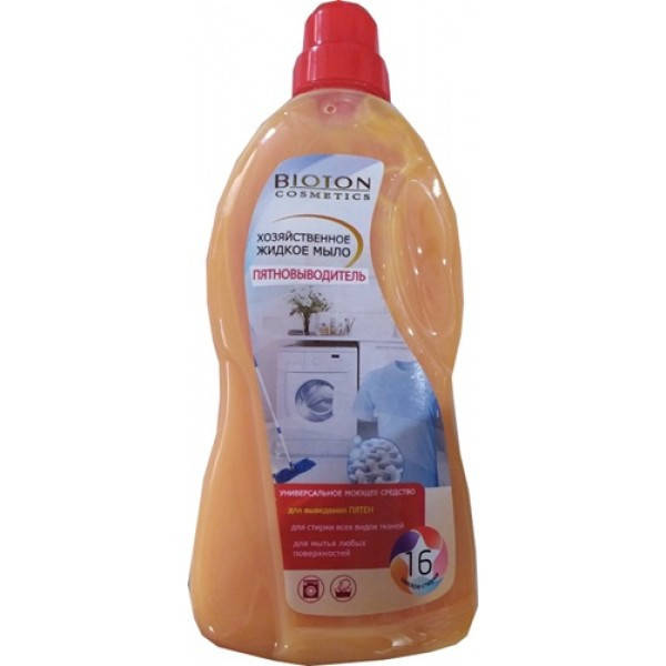 

Хозяйственное жидкое мыло Bioton пятновыводитель, 1 л