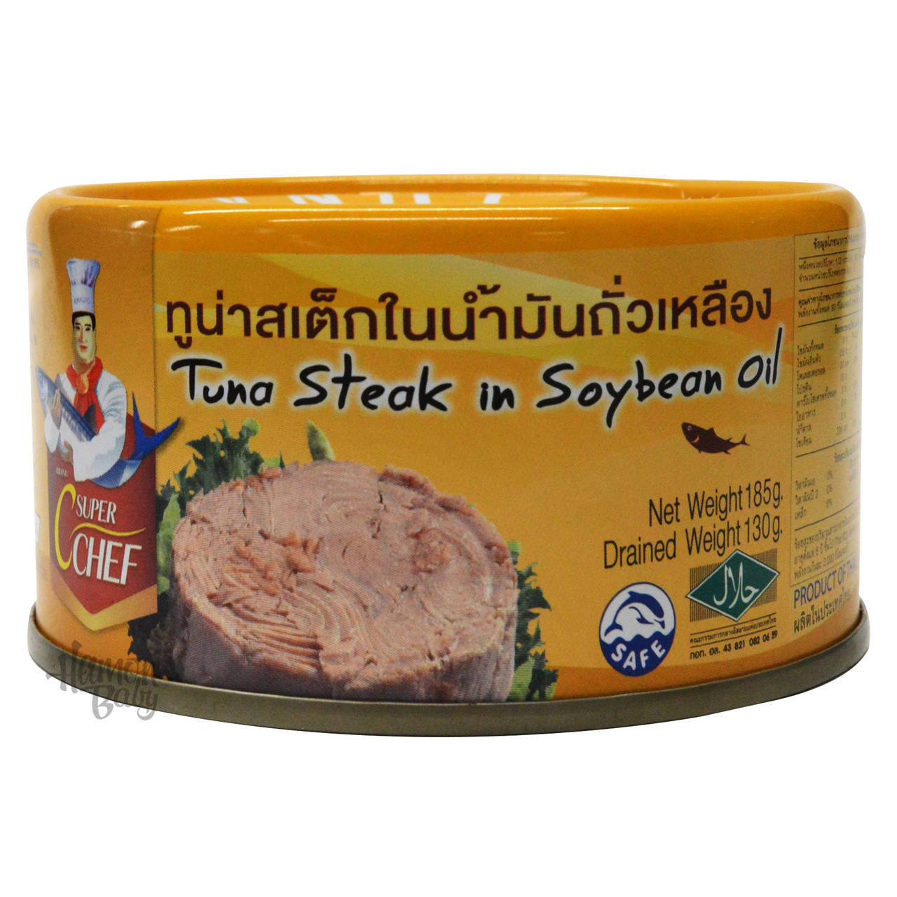 

Тунец(филе спинки) в соевом масле, 185 г, ТМ Super Chef, Таиланд