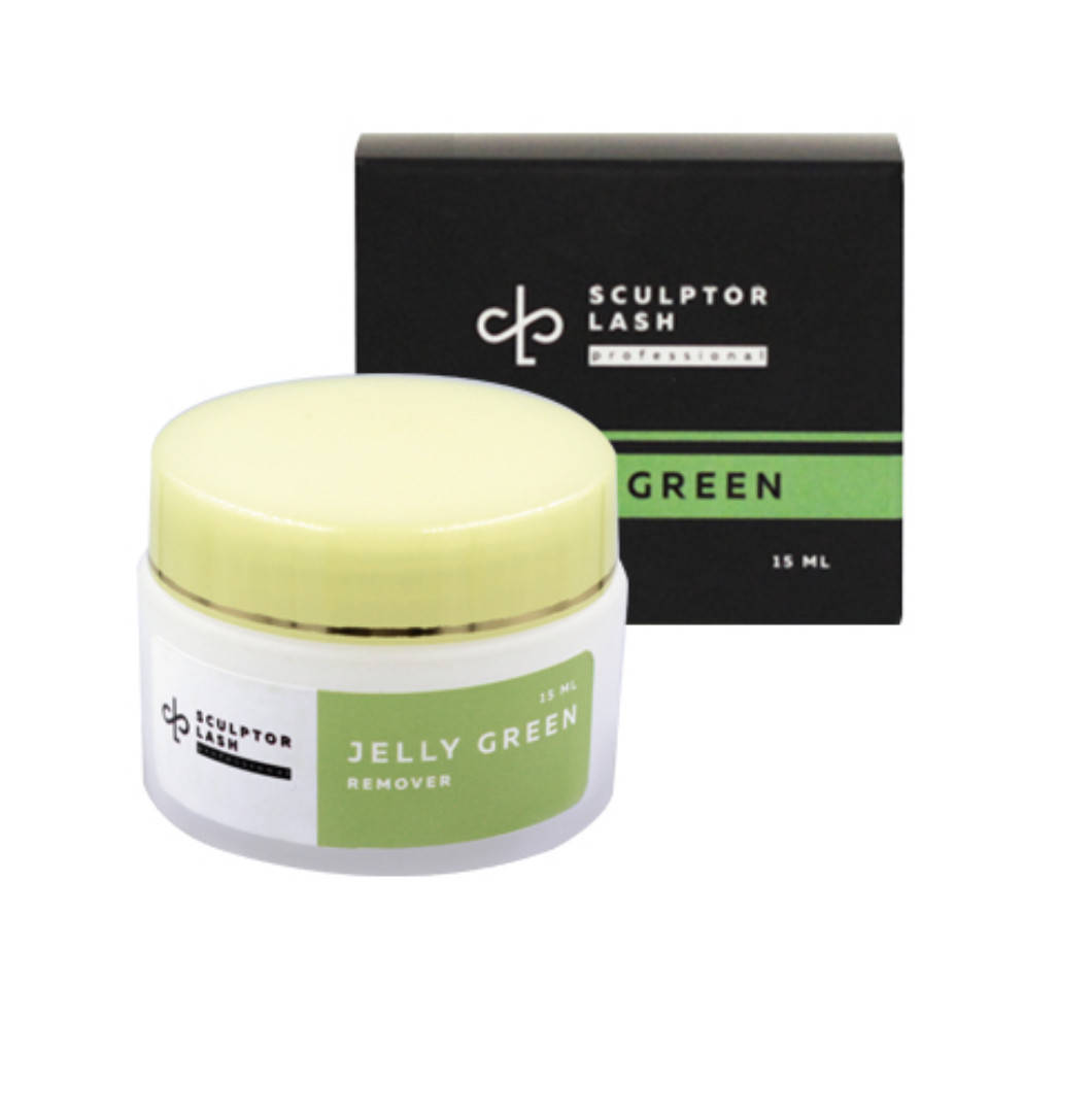 

Ремувер желе "JELLY GREEN" 15мл Sculptor lash