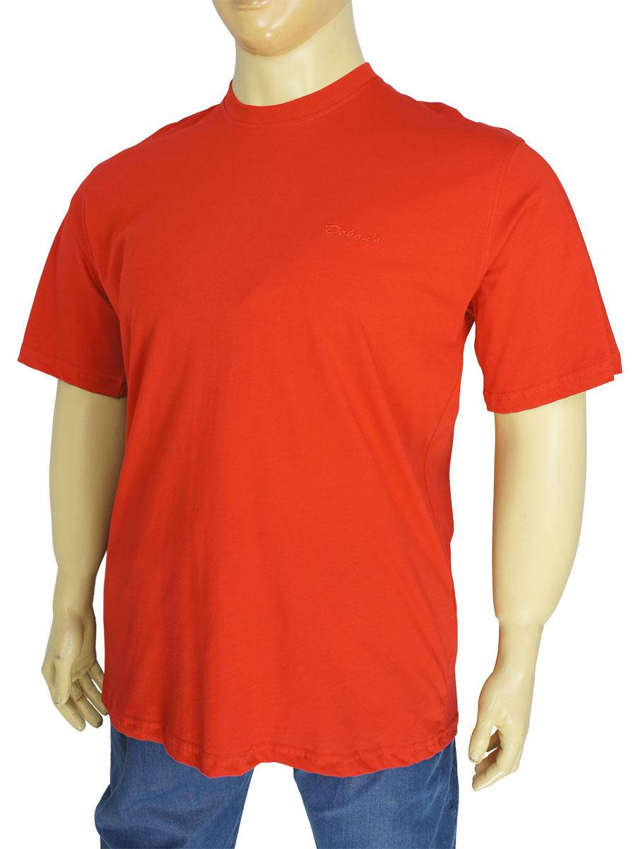 

Червона чоловіча футболка великих розмірів Dekons 1256 черв.