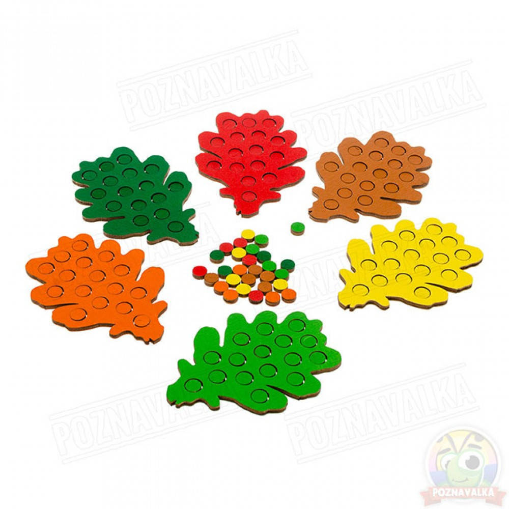 

Деревянная игра сортер Дубовые листочки Познавалка 44094800 Poznavalka