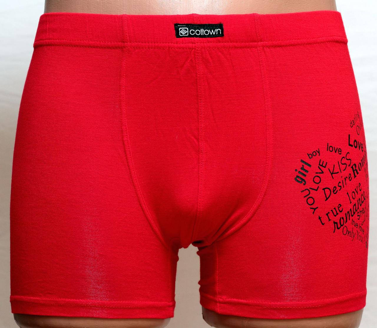 

Боксерки мужские шорты стрейч бамбук M, L, XL, XXL ПОЛЬША, Красный