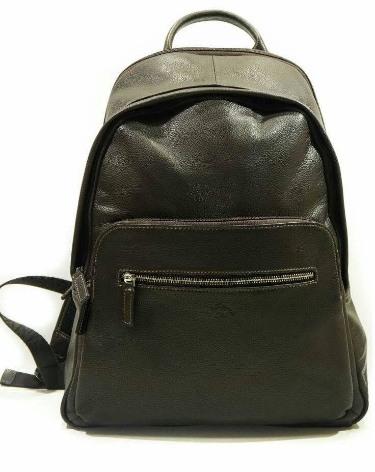 

Кожаный рюкзак городской стильный для прогулок и работы молодежный повседневный