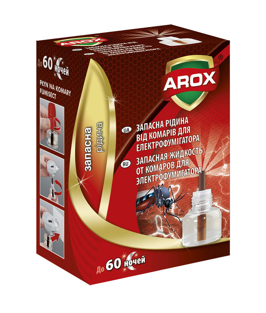 

Жидкость для электрофумигатора на 60 ночей AROX