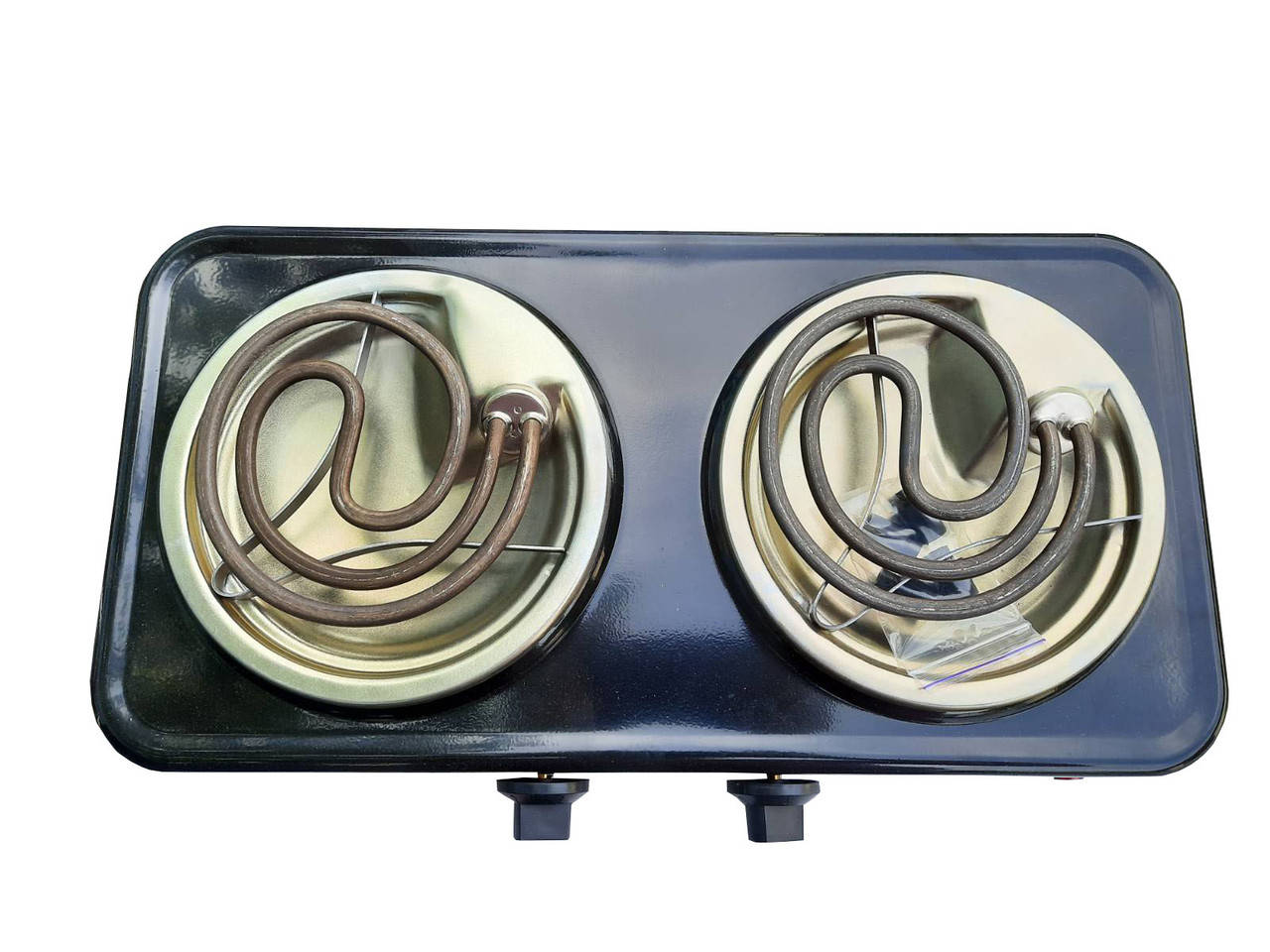 

Кухонная плита электрическая двухконфорочная с узким тэном