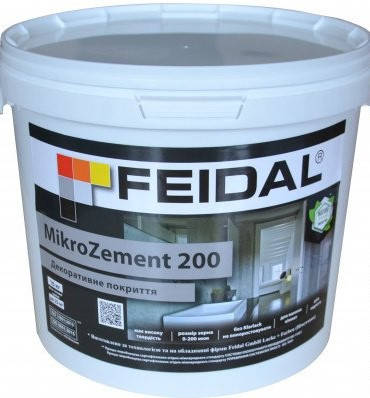 

Feidal Декоративна штукатурка MikroZement 200 16 кг, Белый