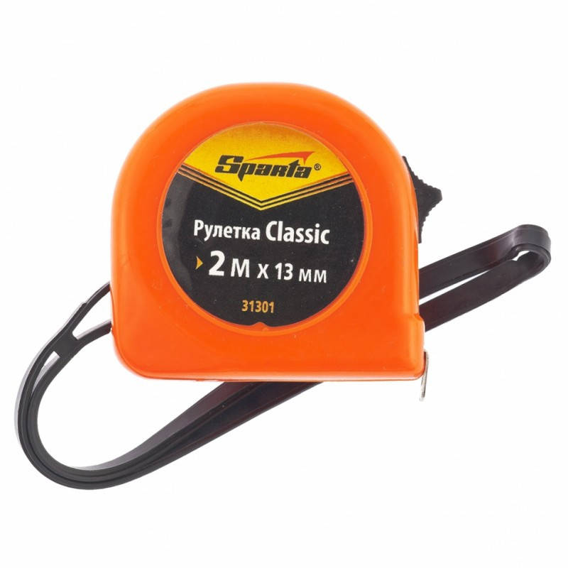 

Рулетка Elastica, 2 м х13 мм, пластиковый корпус, SPARTA (31301)
